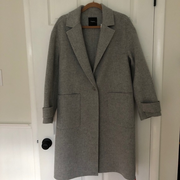 Theory NWT Easy One Button Wool Cashmere Coat - Picture 2 of 9